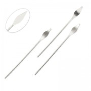 Spilli testa lancia 36x0,7 mm Placcatura argento fino x10|raw }}