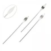 Spilli testa lancia 36x0,7 mm Placcatura argento fino x10