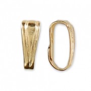 Ganci per pendenti mm. 6 dorato con oro fino x20