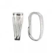 Ganci per pendenti 6 mm Placcatura argento fino x20