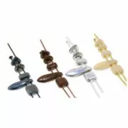 Perline in vetro Czechmates Diamond 2 fori 4x6 mm Gold Bronze x5g