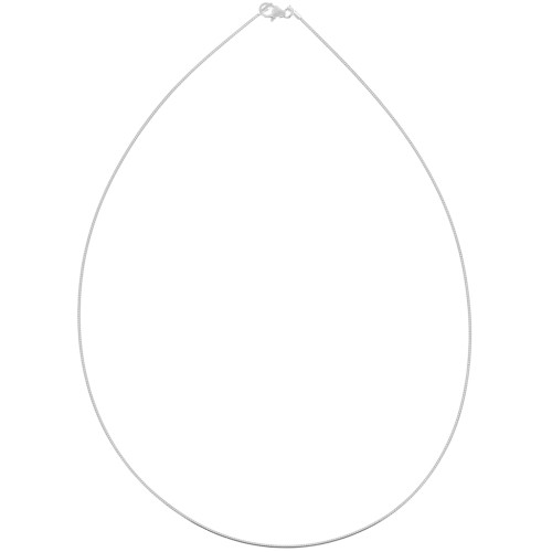 Girocollo maglia omega - 1 mm Argento 925 x42 cm