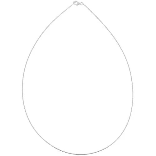 Girocollo maglia omega - 1 mm Argento 925 x42 cm
