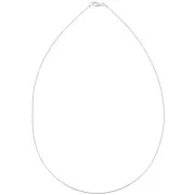 Girocollo maglia omega - 1 mm Argento 925 x40 cm