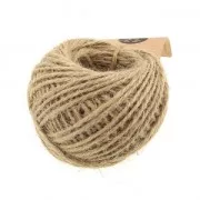 Ficelle de jute 1 mm per uncinetto e hobbistica - Naturale x 50 m