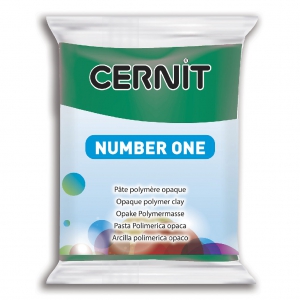 Pasta Cernit Number One opaque 56gr Verde smeraldo