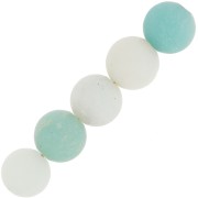 Perline Gemme 10 mm Amazonite Mat x5