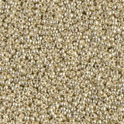 Perline Rocaille Miyuki Duracoat 15/0 4201 - Argento zincato x 100 g
