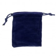 Pochette di velluto per regalo bijoux mm.100x120 Zaffiro x1|raw }}