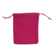 Pochette di velluto per regalo bijoux mm.70x90 Fuchsia x1