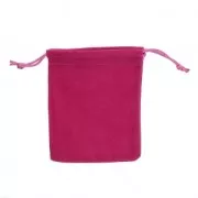 Pochette di velluto per regalo bijoux mm.70x90 Fuchsia x1