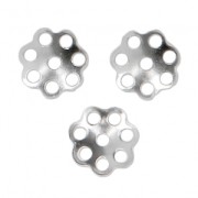 Coppette filigranate 6 mm rodiato x20|raw }}