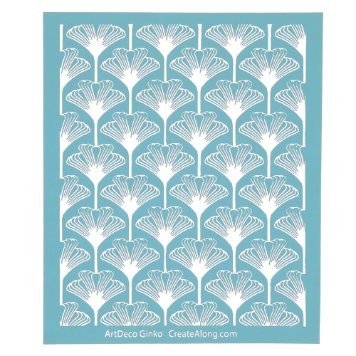 Silk Screen per pasta polimerica 125x150 mm - Ginkgo