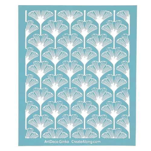 Silk Screen per pasta polimerica 125x150 mm - Ginkgo
