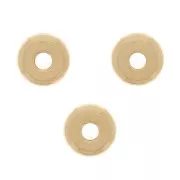 Distanziatori a rondelle Heishi 4x1.8 mm Dorato con oro fino x20