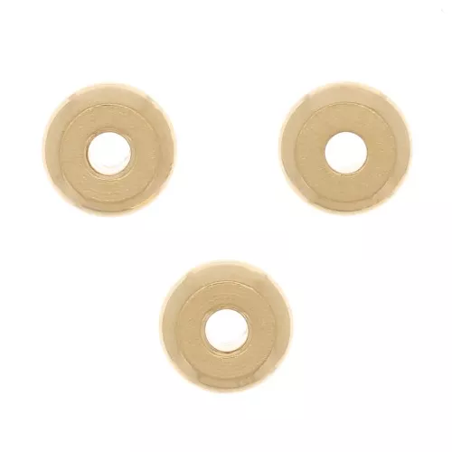 Distanziatori a rondelle Heishi 4x1.8 mm Dorato con oro fino x20