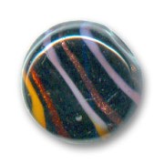 Disco piatto zigrinato mm. 17 Nero/Viola x1