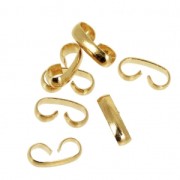Connettori doppi 8 Quick Links 9.5x2.5 mm dorato con oro fino x42