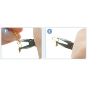 Connettori doppi 8 Quick Links 9.5x2.5 mm dorato con oro fino x42