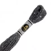 Filo da ricamo DMC Mouliné Etoile 617 Grigio antracite (C3799) x8m