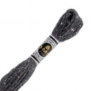 Filo da ricamo DMC Mouliné Etoile 617 Grigio antracite (C3799) x8m