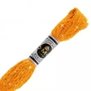 Filo da ricamo DMC Mouliné Etoile 617 Arancione (C740) x8m