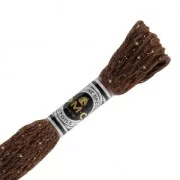 Filo da ricamo DMC Mouliné Etoile 617 Cioccolato (C938) x8m