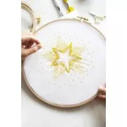 Filo da ricamo DMC Mouliné Etoile 617 Curry (C972) x8m