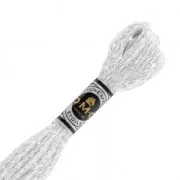 Filo da ricamo DMC Mouliné Etoile 617 Bianco (CBLANC) x8m