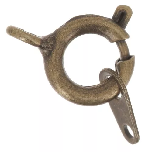 Anello a molla colore bronzo mm. 7