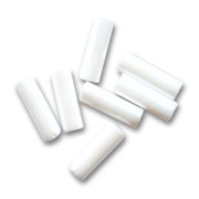Tubi di perle Preciosa 6,5x2 mm bianco gesso x20g