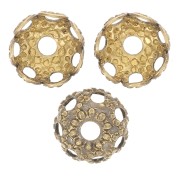 Coppette filigranate mm. 4 colore bronzo x20|raw }}