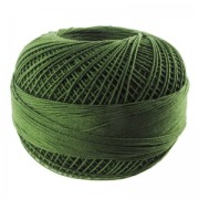Filo cotone Lizbeth taglia 80 Dark Leaf Green n°676 x168m|raw }}