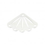 Terminale per tessitura miyuki 11/0 esclusiva Perles & co 14x20 mm Argento 925|raw }}