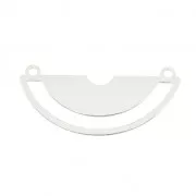 Distanziatore per tessitura miyuki 11/0 by Perles & co 11x24 mm Argento 925