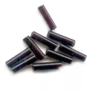 Perla Preciosa, tubetti da 4x1 mm, colore Jet, 20 g