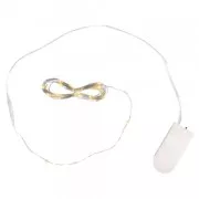 Ghirlanda luminosa da decorare 20 lampadine LED Trasparente x2.2 m