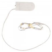 Ghirlanda luminosa da decorare 10 lampadine LED Trasparente x1.2 m