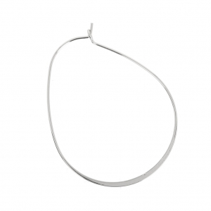 Orecchini a cerchio da decorare in ottone 54 mm rodiatox2