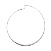 Orecchini a cerchio da decorare in ottone 50 mm rodiatox2|raw }}