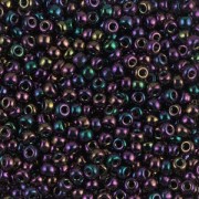 Perlina Miyuki 8/0 454 - Metallic Dark Plum Iris x8g|raw }}