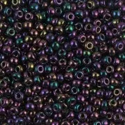Perlina Miyuki 8/0 454 - Metallic Dark Plum Iris x8g