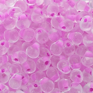 Mini-gocce Miyuki 3.4 mm DPF23 - Hot Pink Lined Crystal x8g
