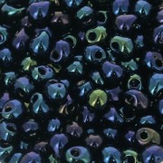 Mini-perline Miyuki 3,4 mm DP452 - Dark Blue Iris Metallic x8g