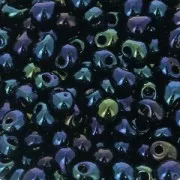 Mini-perline Miyuki 3,4 mm DP452 - Dark Blue Iris Metallic x8g