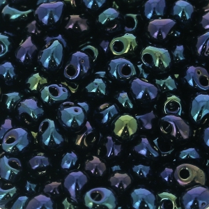 Mini-perline Miyuki 3,4 mm DP452 - Dark Blue Iris Metallic x8g