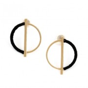 Orecchini da decorare 25 mm light gold x2