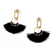 Orecchini da decorare 10 mm light gold x2