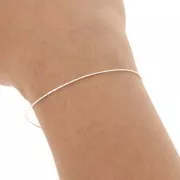 Catena  Paloma 0.7 mm in Argento 925 x m.1