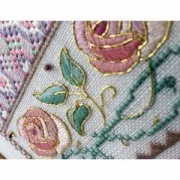 Filo laminato Kreinik giapponese per il ricamo d'oro -7 -Flamingo Pink (107J) x10m